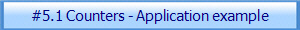 #5.1 Counters - Application example